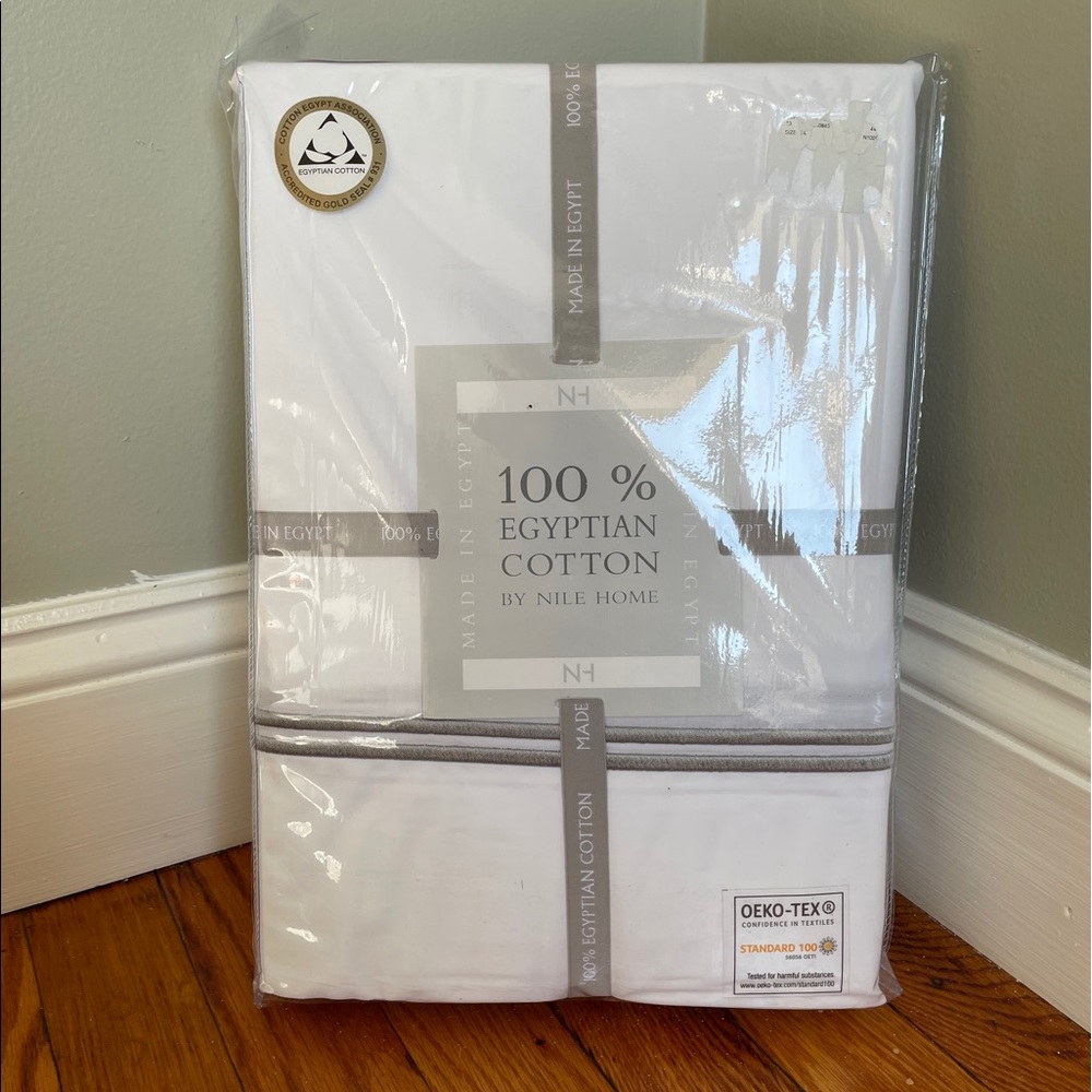 100% Egyptian Cotton Queen Sheet Set Fine Linens